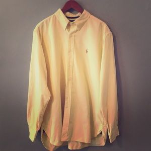 Yellow Ralph Lauren button down